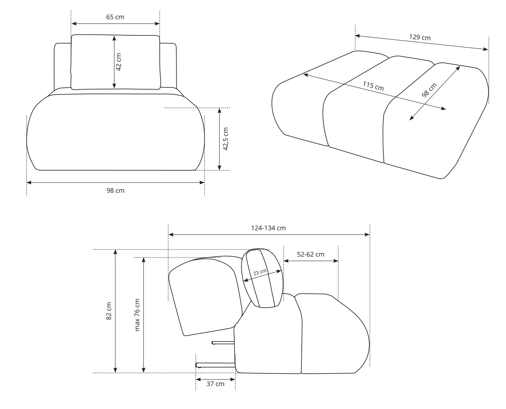 Кресло мягкое DOT Wind-89 (1321487532) купить