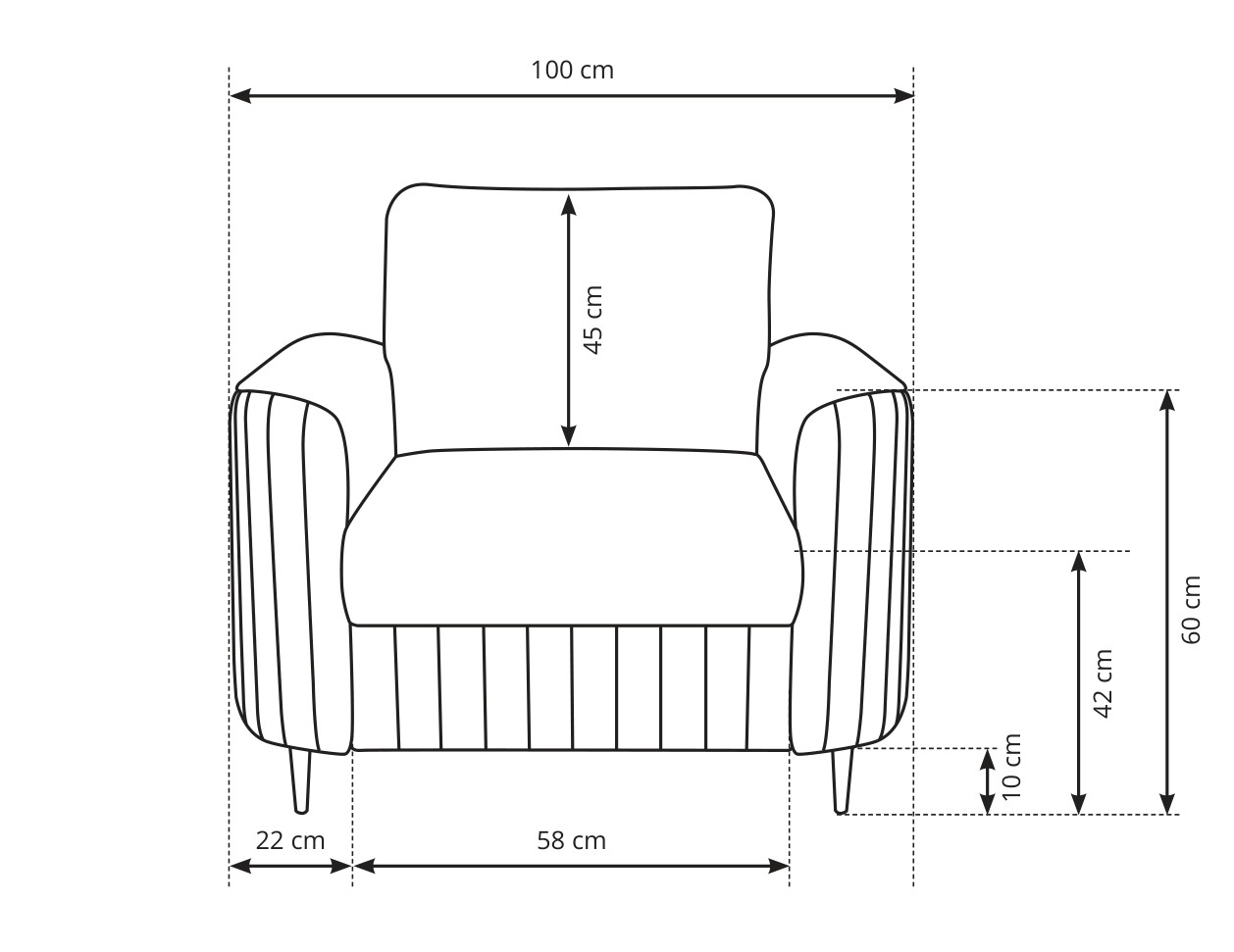 Крісло м'яке LAREN Castel 15 (132987555) с доставкой