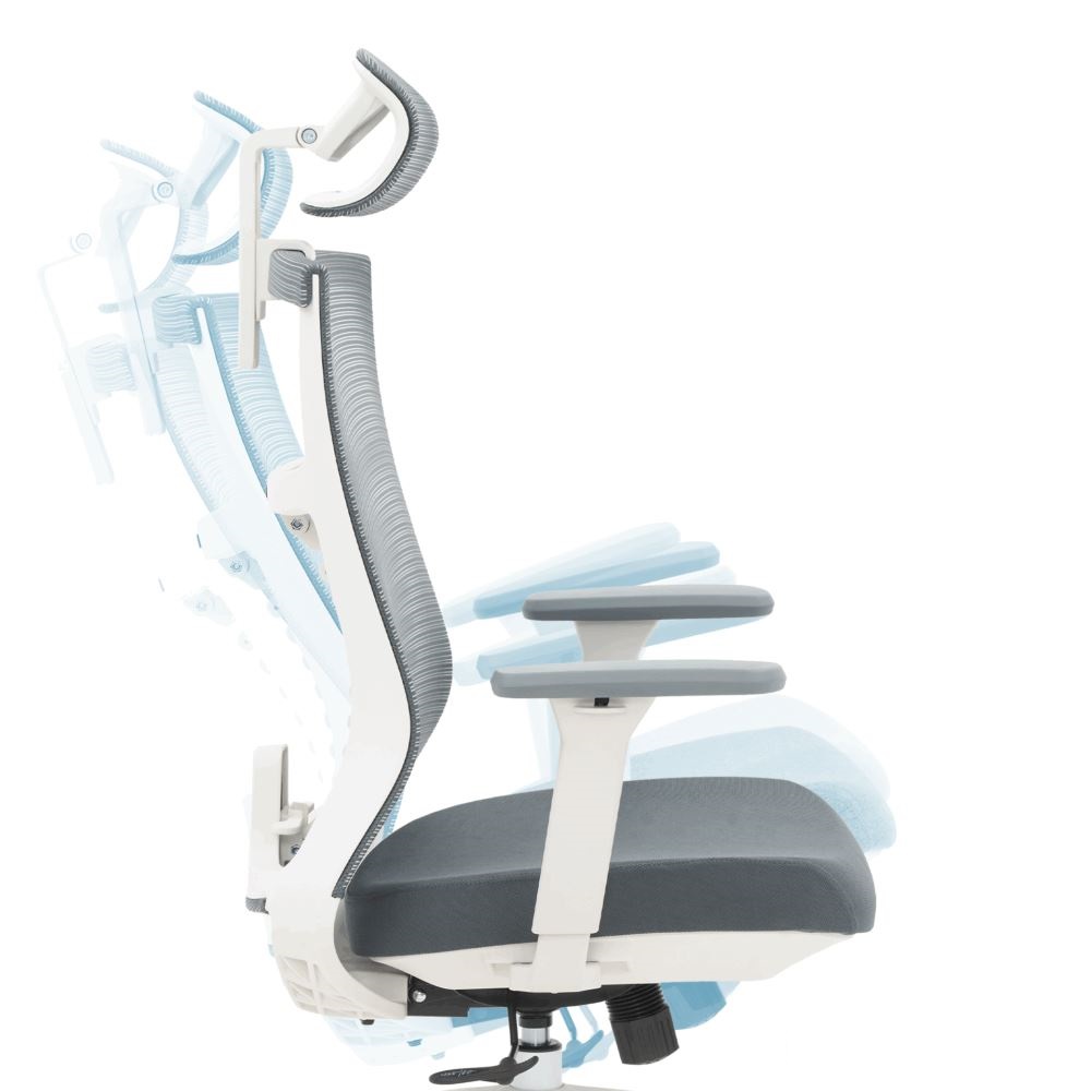 Крісло OfficePro Balance OC550 White, Dark Grey (1311485911) недорого