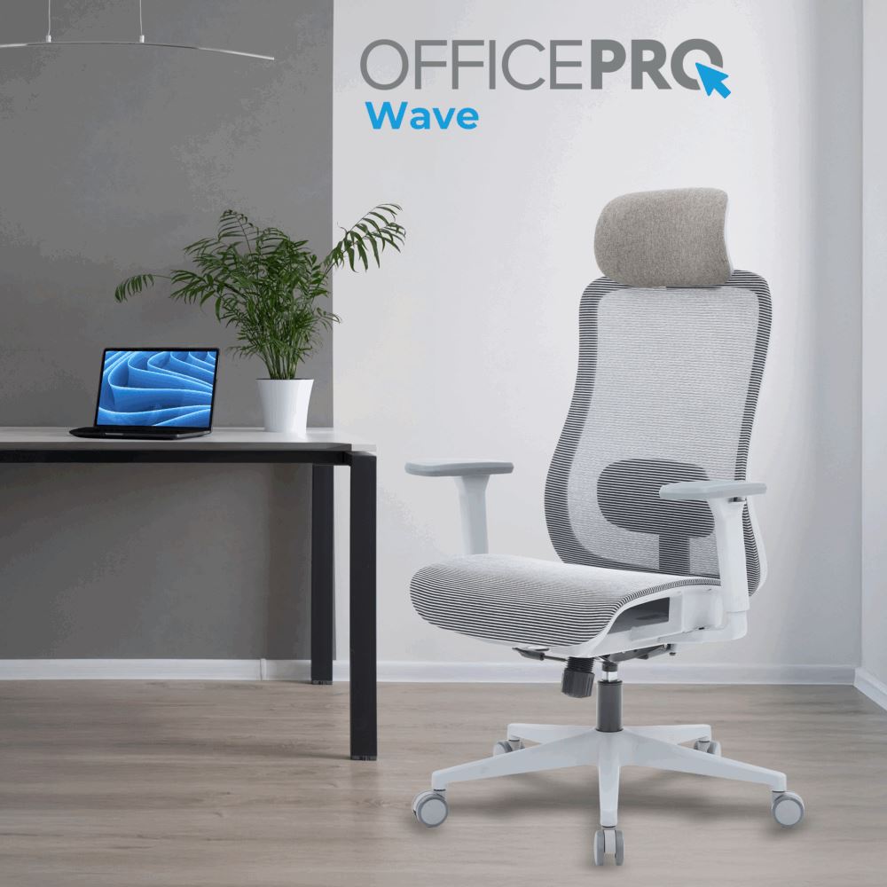 Крісло OfficePro Wave OC670 Grey (1311485909) в Киеве