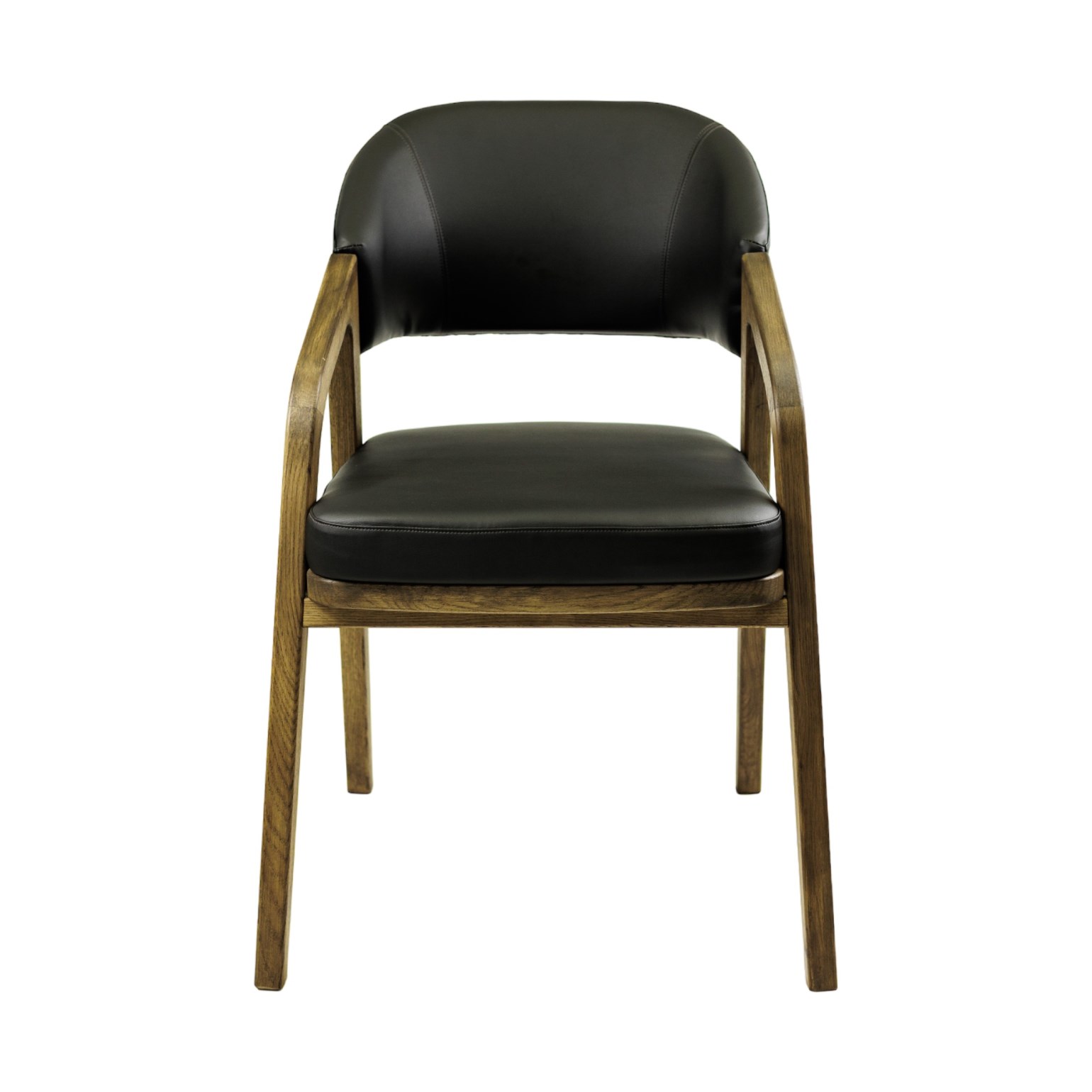 Крісло Otis Шкірзам Zeus Deluxe Black, Темний Дуб (611196487) недорого