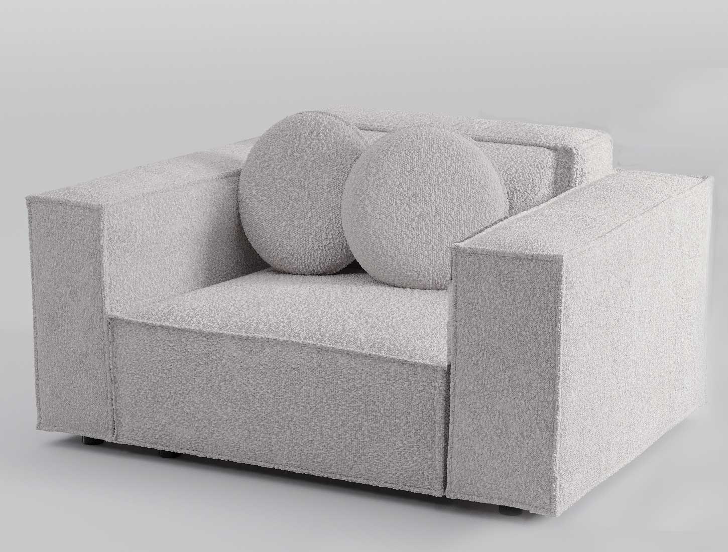 Крісло Safti 130x105 Boucle Toffee 4 (1561024832) с доставкой