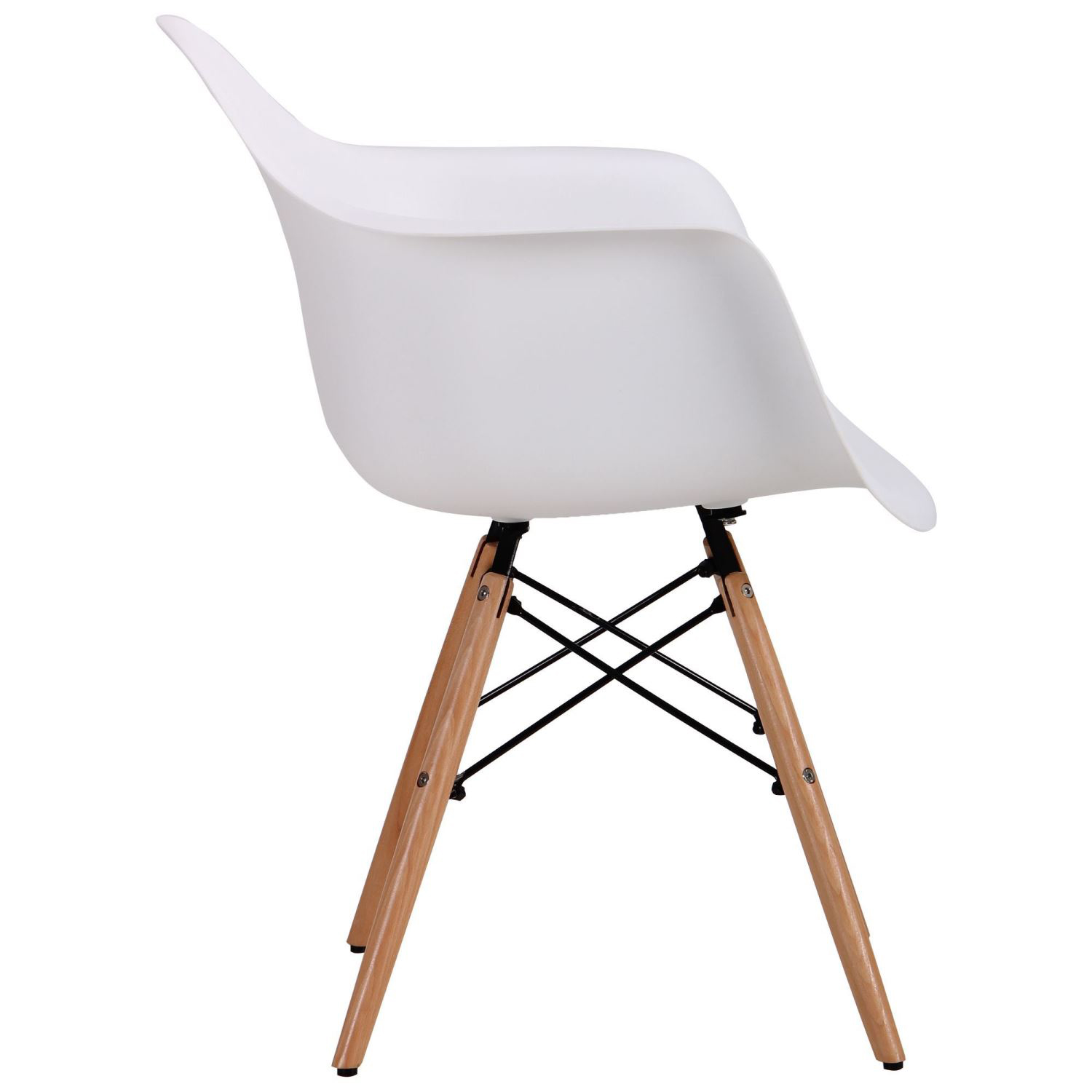 Крісло Salex PL Wood Білий (08371245) с доставкой
