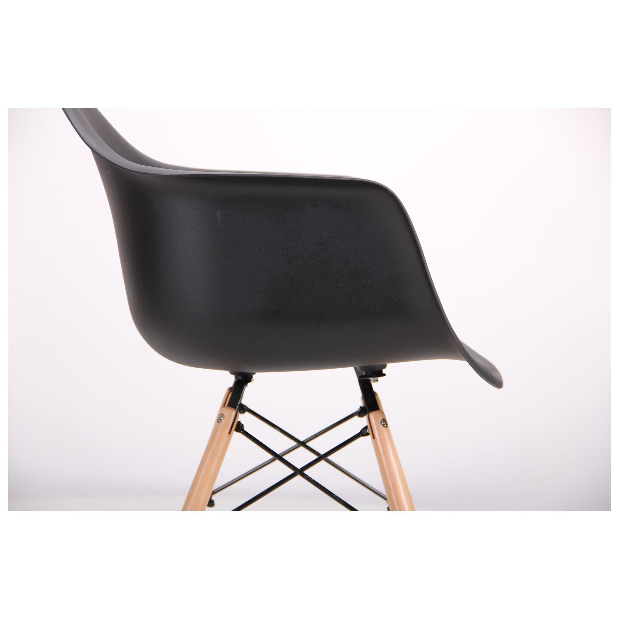 Кресло Salex PL Wood Черный (08371246) в Киеве
