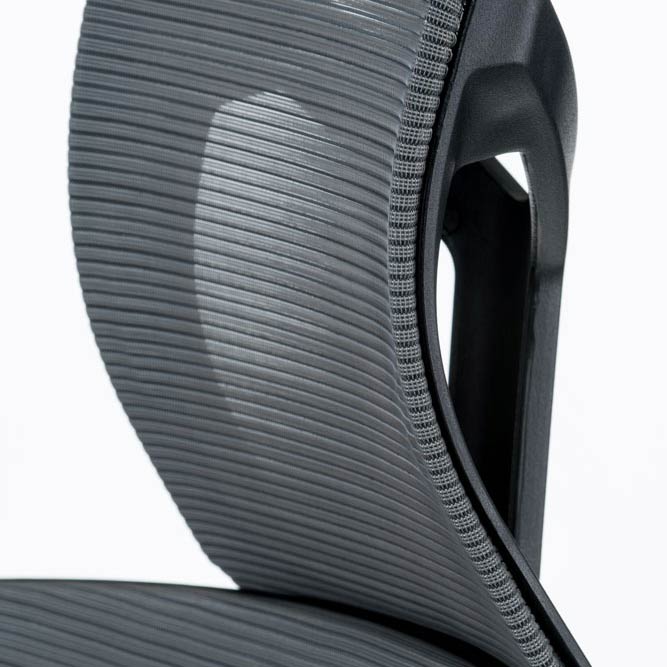 Кресло Spinelly Black fabric, Metallic mash (26351049) в интернет-магазине
