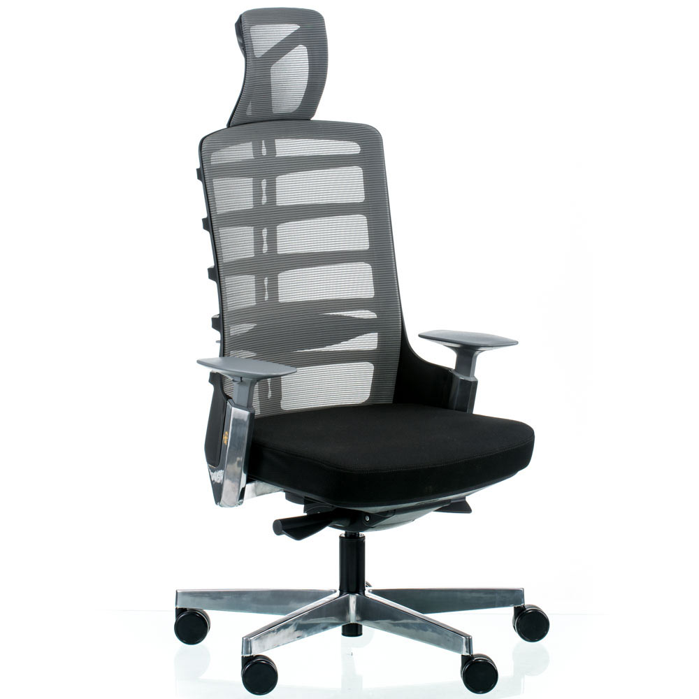 Кресло Spinelly Black fabric, Metallic mash (26351049) в интернет-магазине