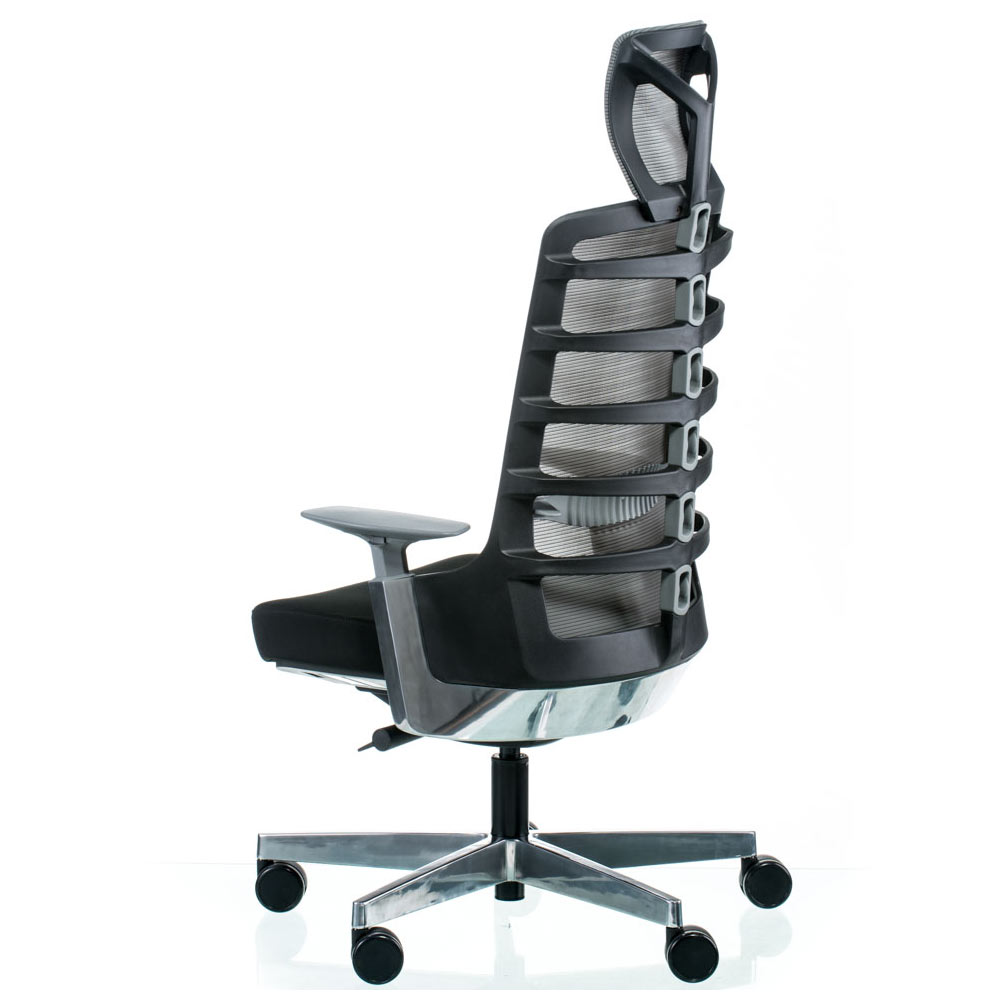 Кресло Spinelly Black fabric, Metallic mash (26351049) в Украине