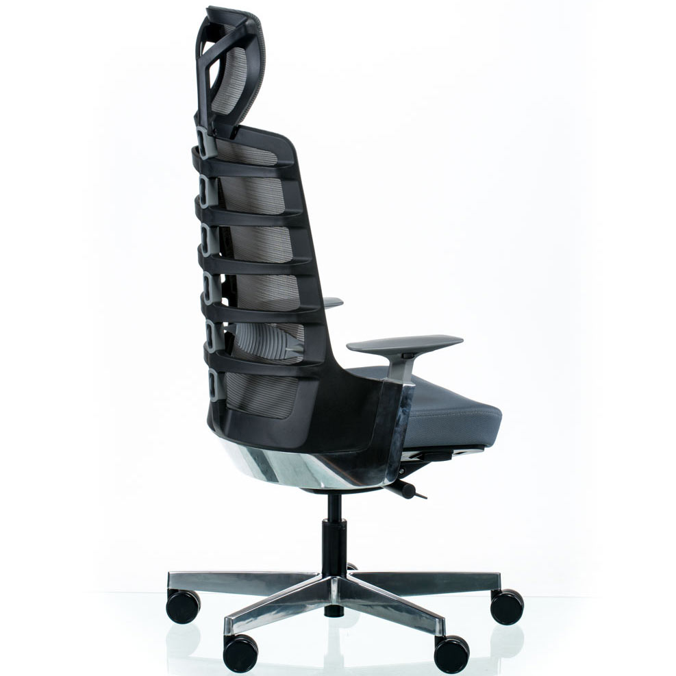 Кресло Spinelly Black fabric, Slategrey fabric (26351047) в Киеве