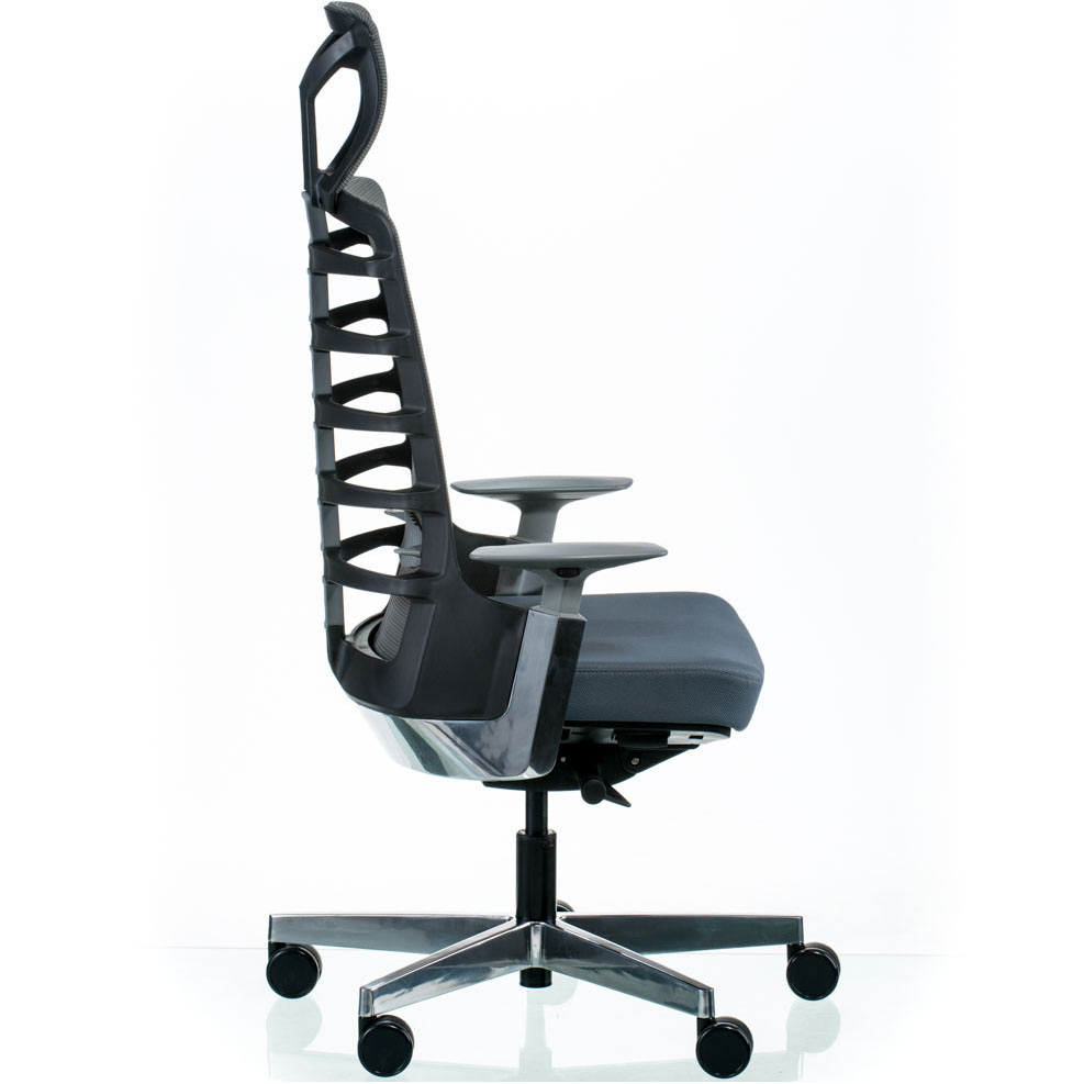 Кресло Spinelly Black fabric, Slategrey fabric (26351047) с доставкой