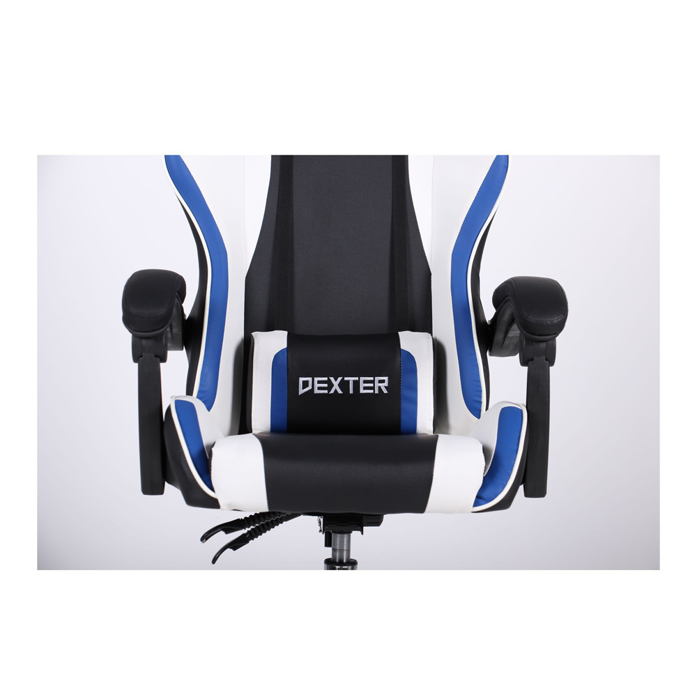 Крісло VR Racer Dexter Frenzy Чорний, Синій (08466191) недорого