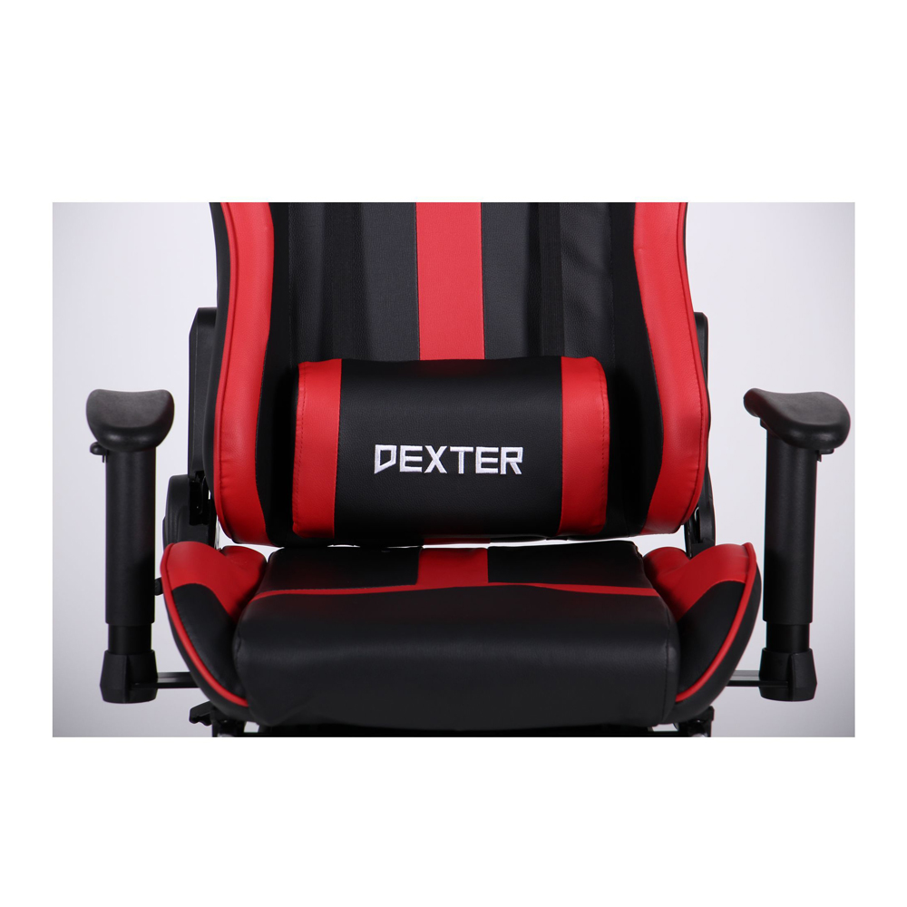 Крісло VR Racer Dexter Grindor Чорний, Червоний (08460870) недорого