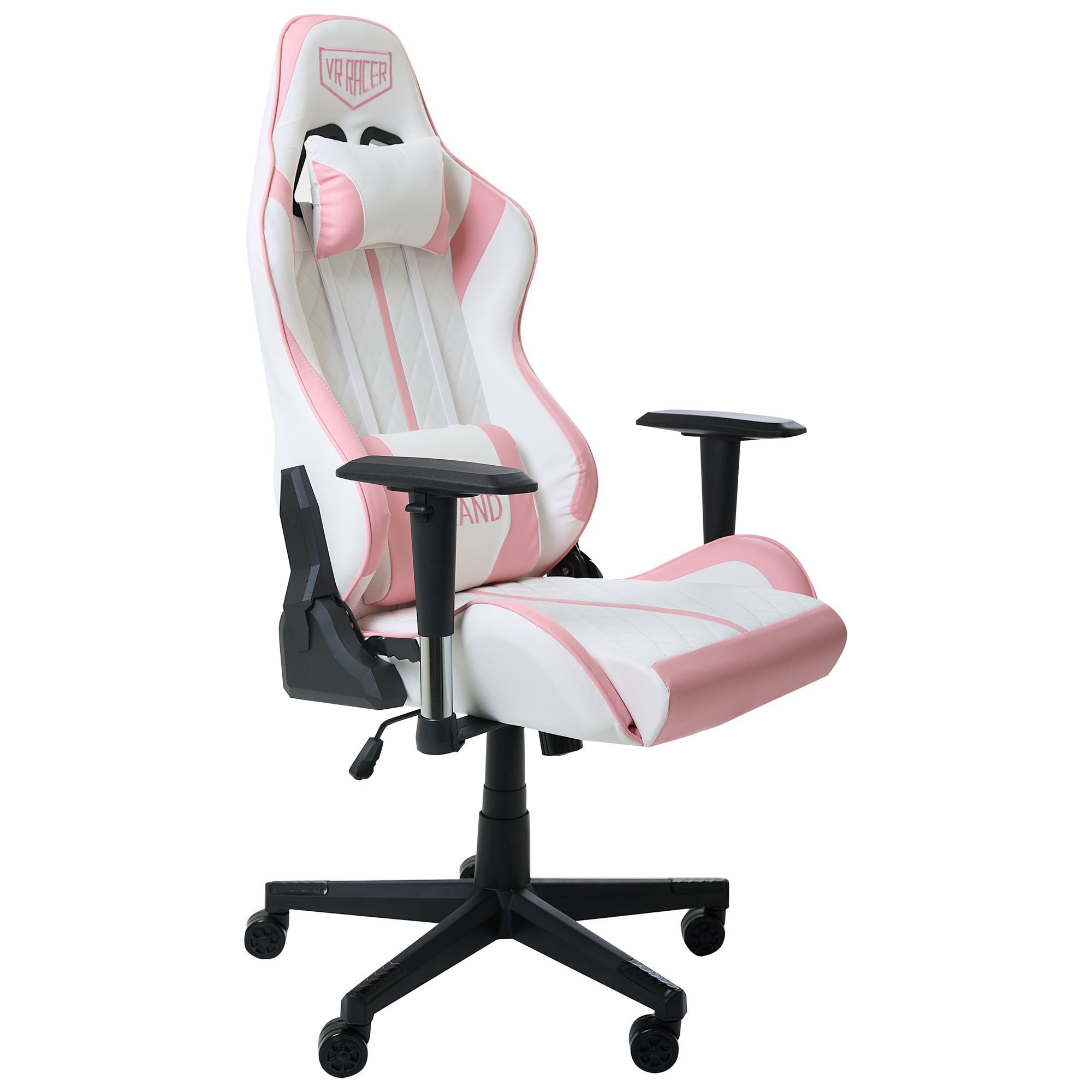 Кресло VR Racer Original Grand Anyfix Белый, Розовий (81485294) недорого