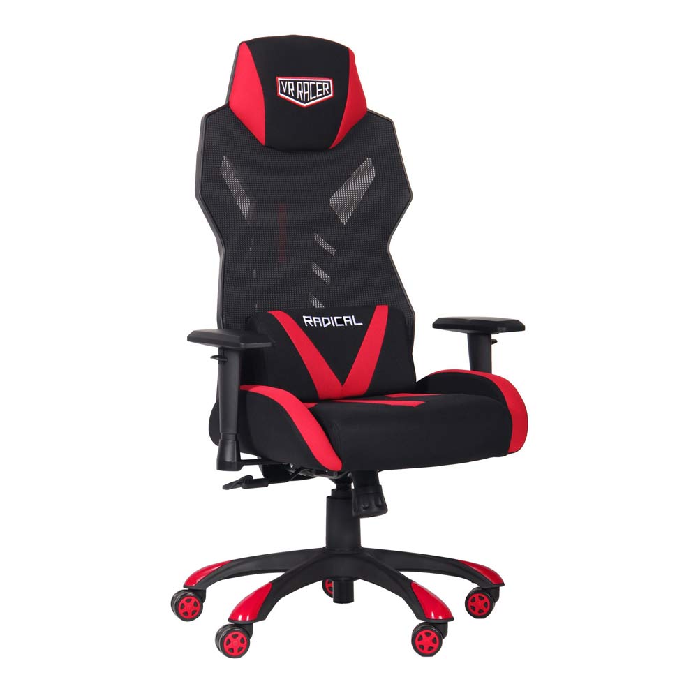 Кресло VR Racer Radical Grunt Черный, Красный (08466186) недорого