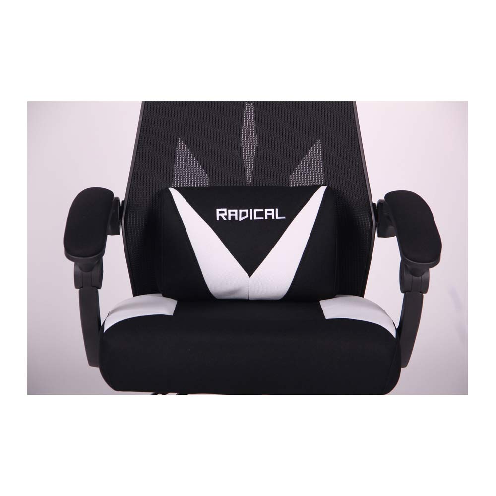 Кресло VR Racer Radical Brooks Черный, Белый (08466184) недорого