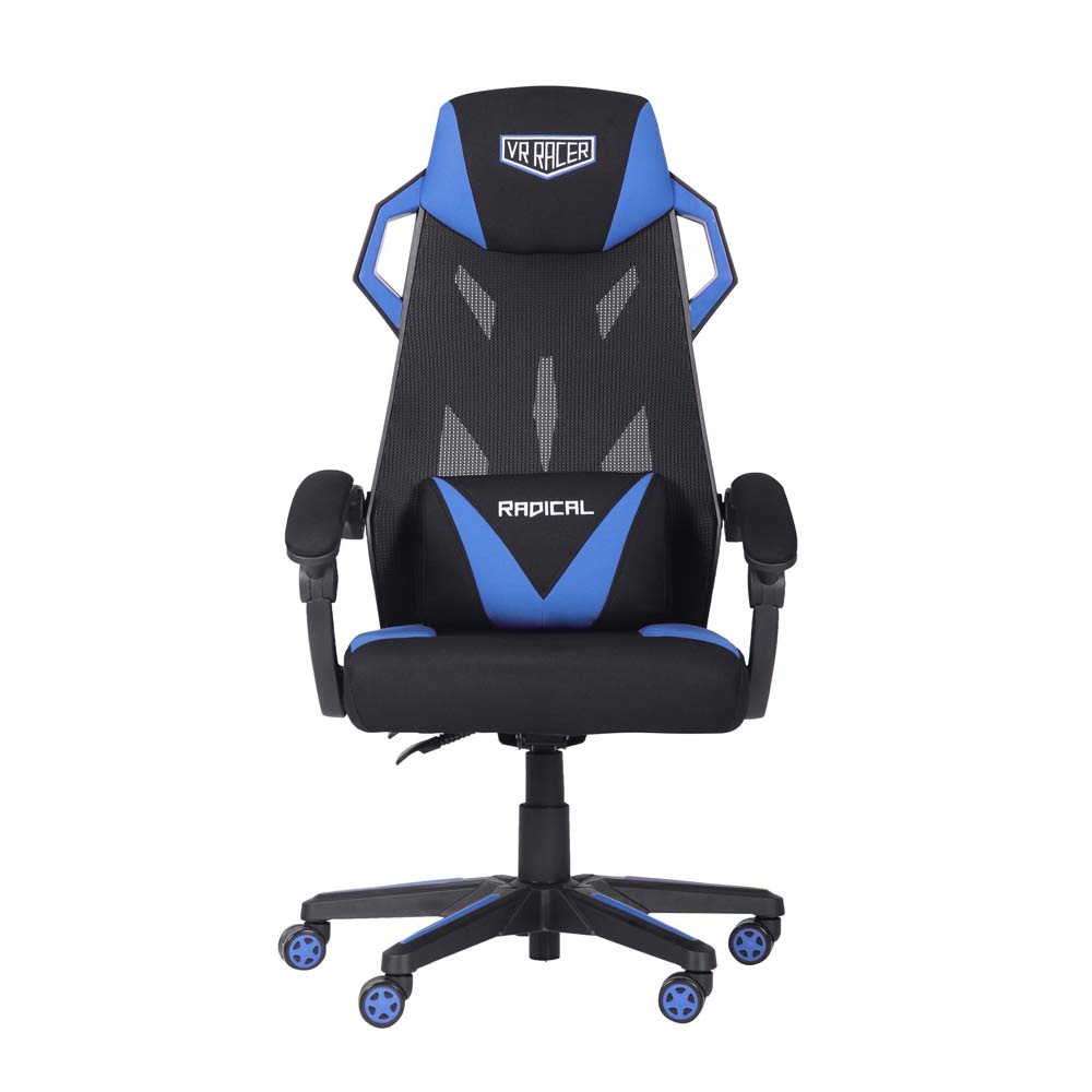Кресло VR Racer Radical Garrus Черный, Синий (08466183) дешево