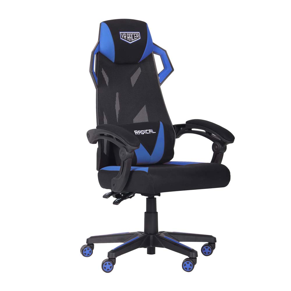 Кресло VR Racer Radical Garrus Черный, Синий (08466183) недорого
