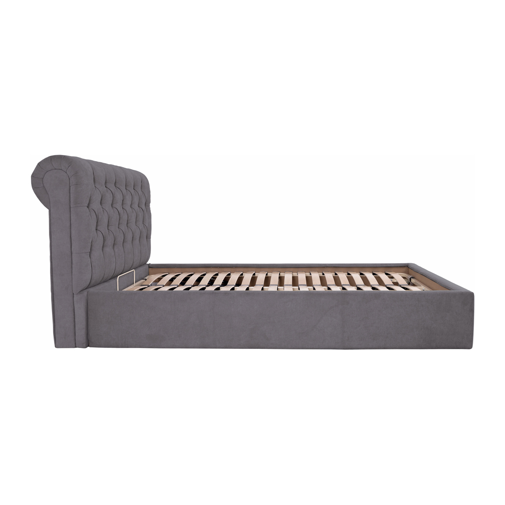 Ліжко Лондон ВІП Місті Dk. Grey, 140x200 (48671112) дешево