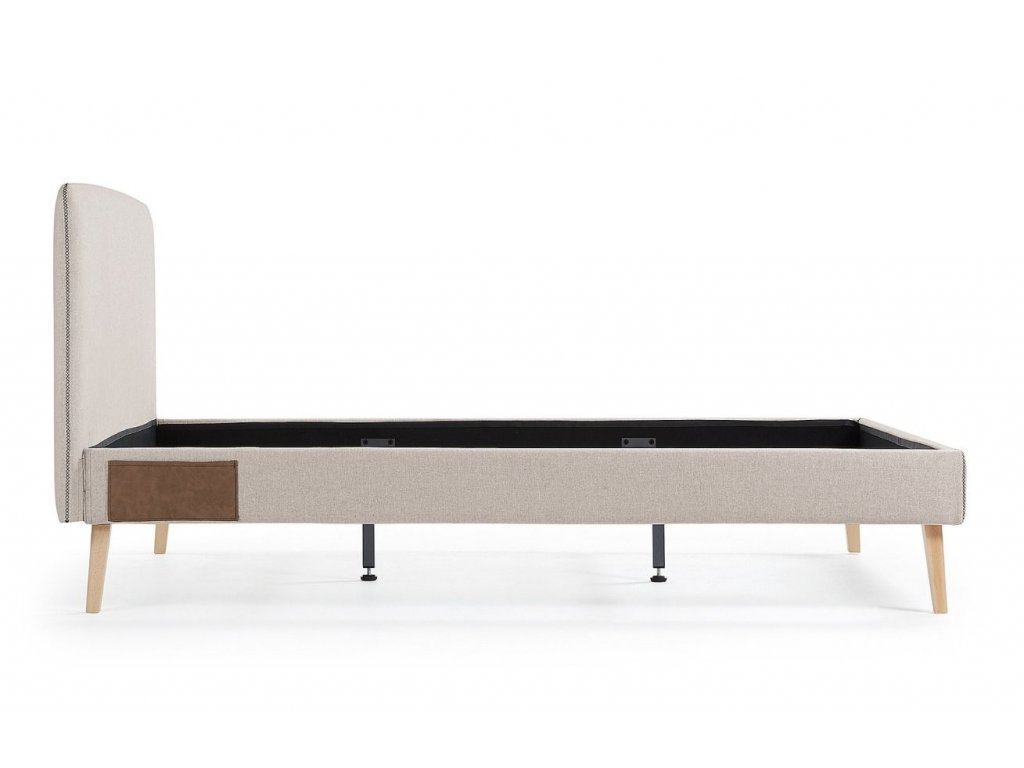 Кровать LYDIA 150x190 Бежевий, 150x190 (90916240) недорого