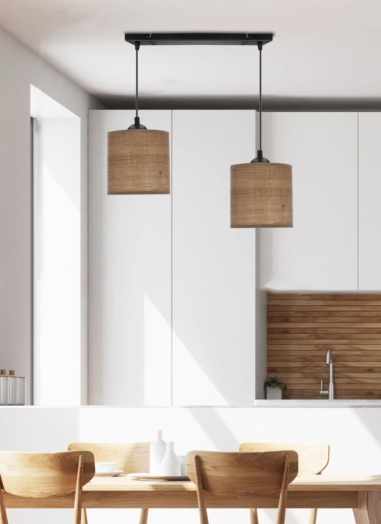 Люстра Candellux 32-18328 Legno Коричневий (1721380955) недорого