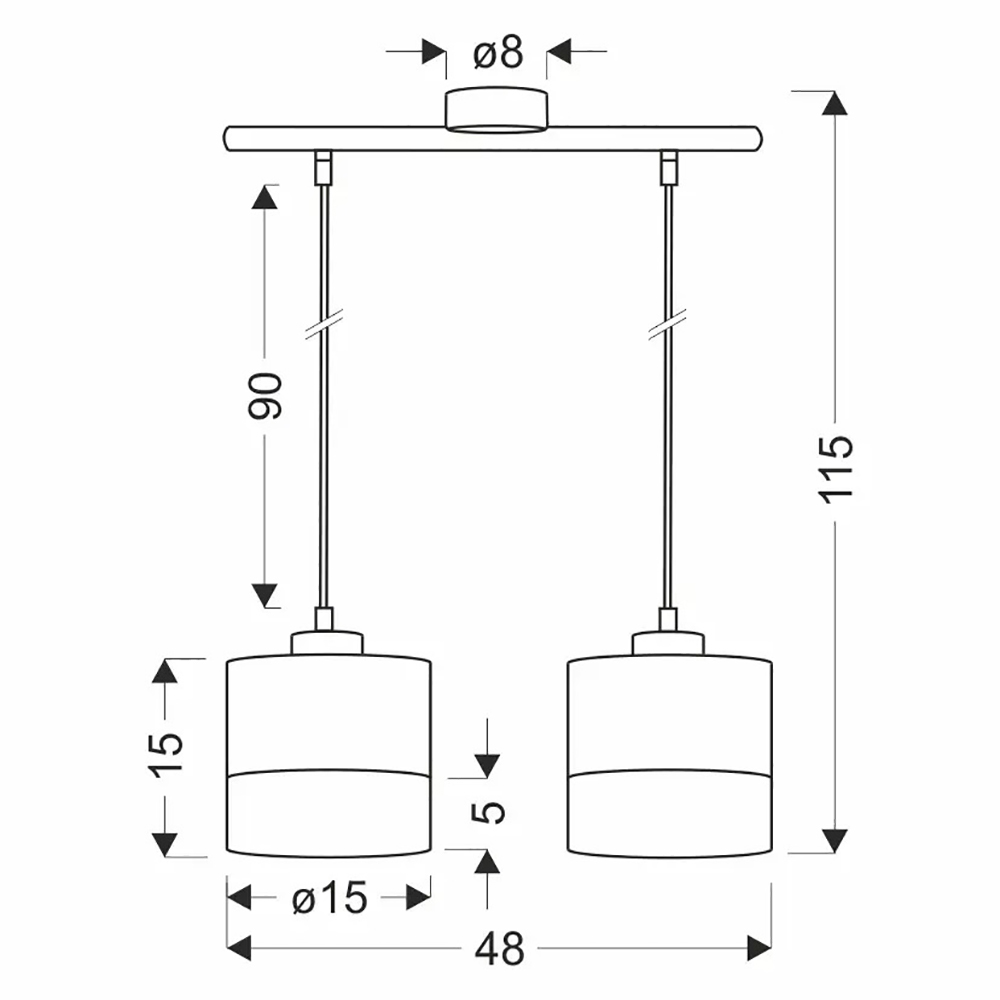 Люстра Candellux 32-21632 Porto Белый (1721380971) недорого