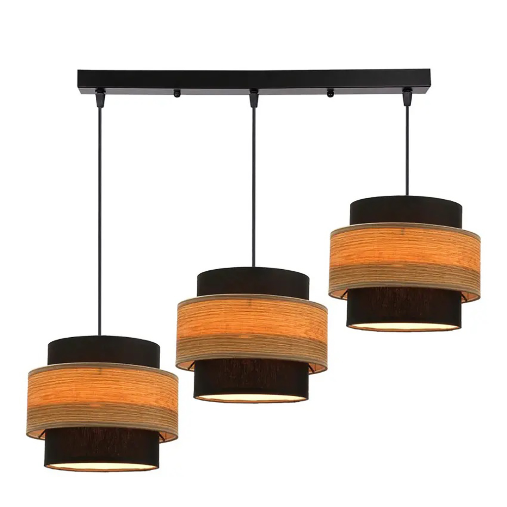 Люстра Candellux 33-17895 Twin Чорний (1721380554) недорого