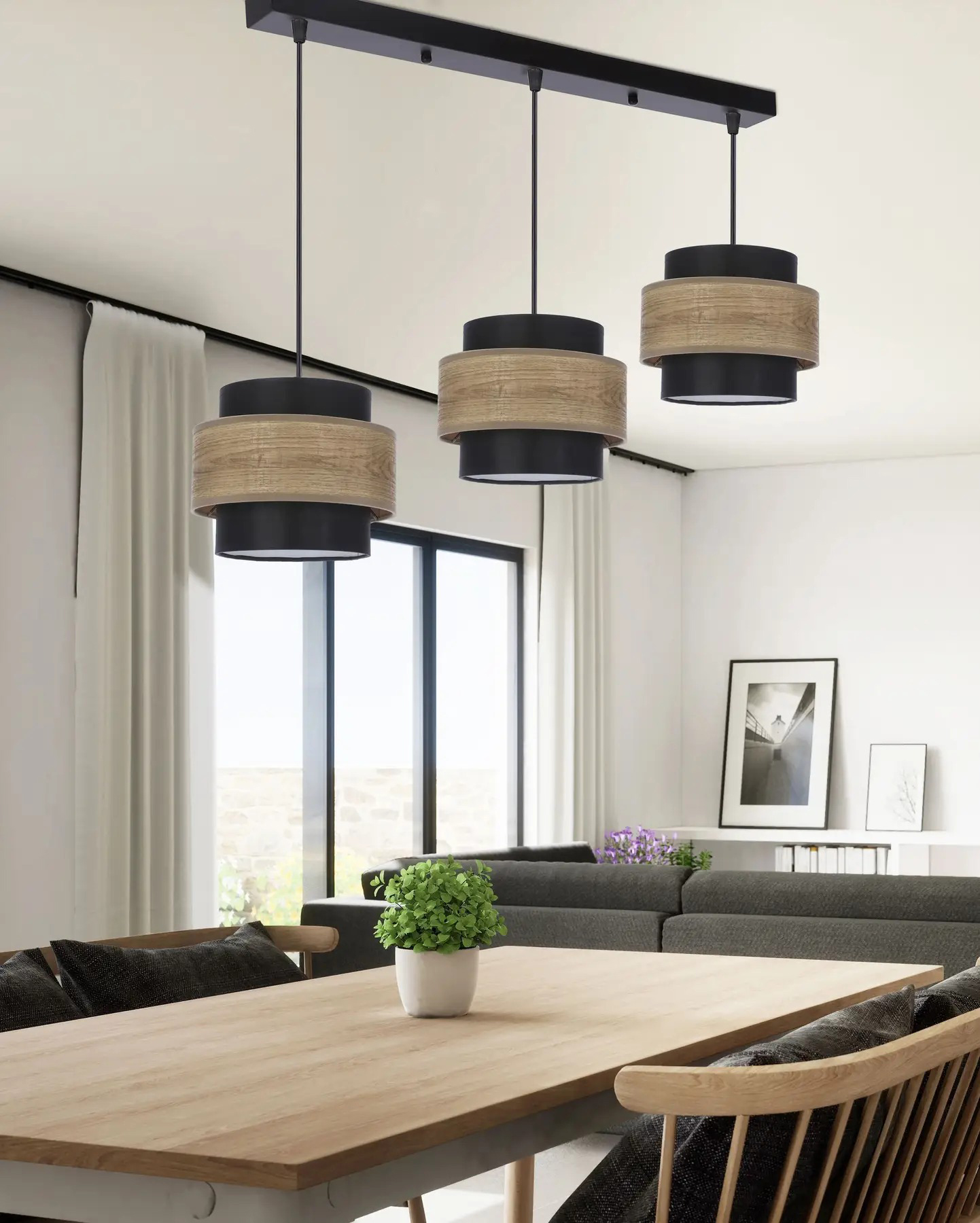 Люстра Candellux 33-17895 Twin Чорний (1721380554) дешево