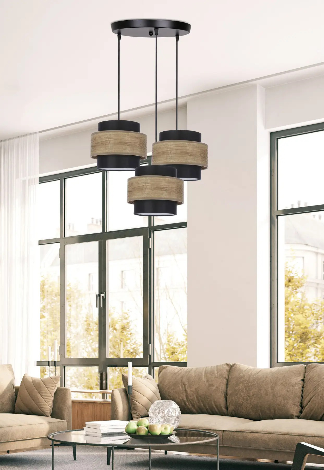 Люстра Candellux 33-17901 Twin Черный (1721380555) дешево