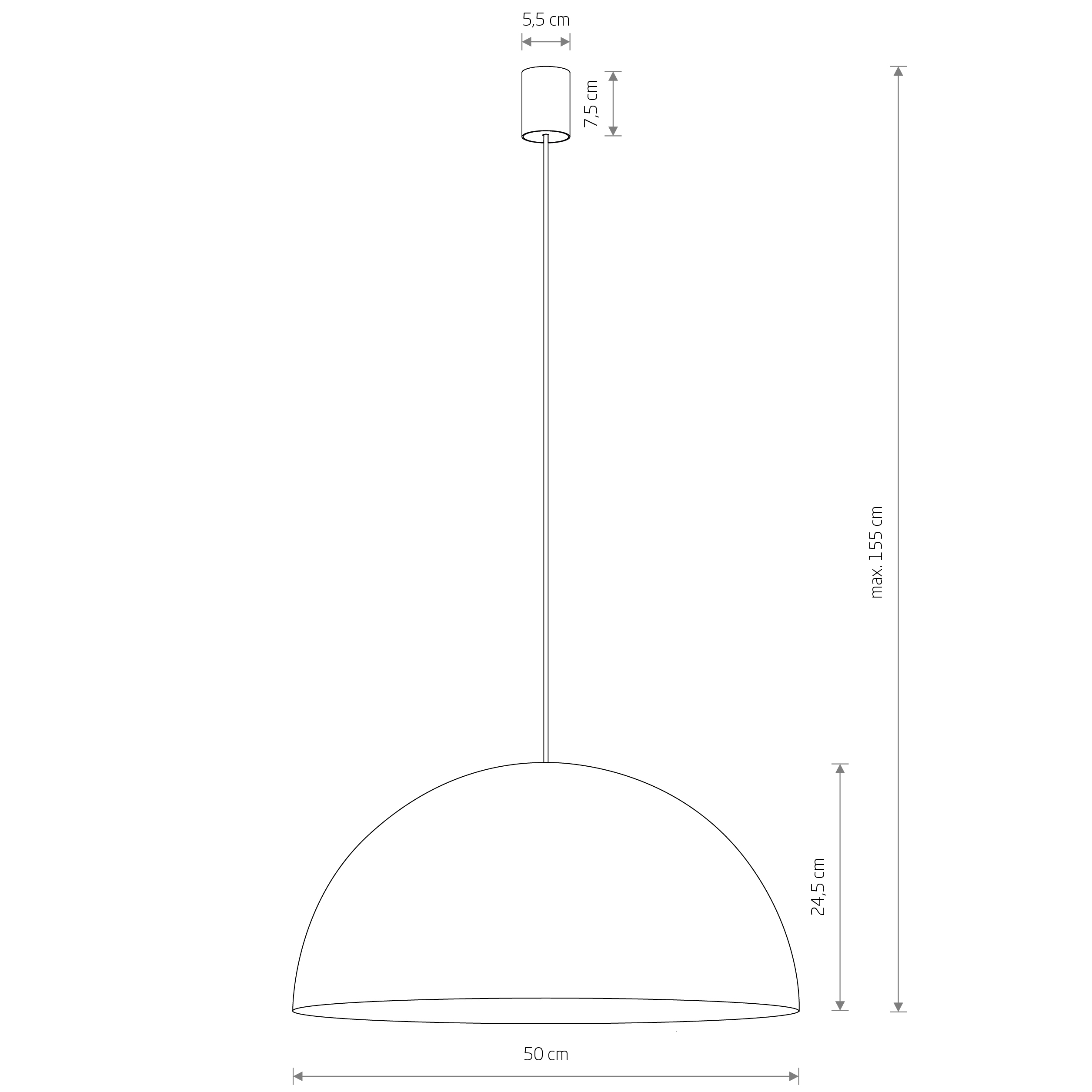 Люстра Hemisphere Super S Медный, Медный (109935986) с доставкой