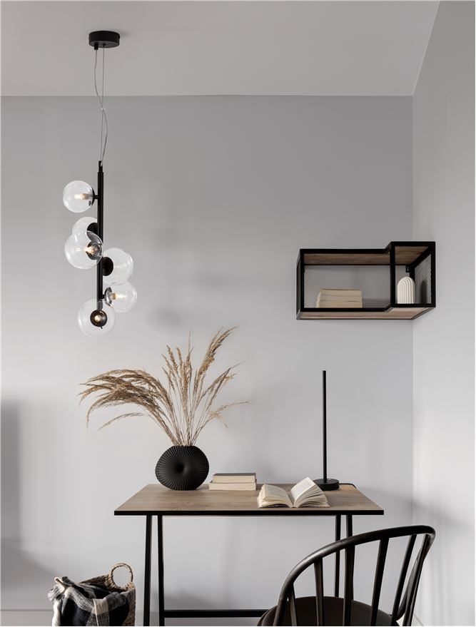 Люстра Odillia Matt 6 Black (1591205142) в интернет-магазине
