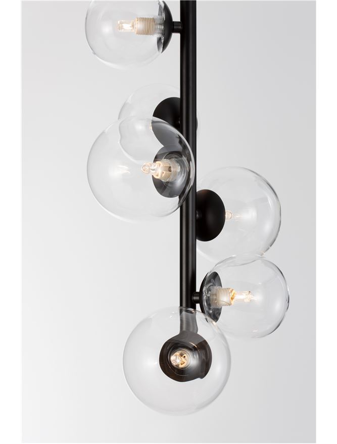 Люстра Odillia Matt 6 Black (1591205142) дешево