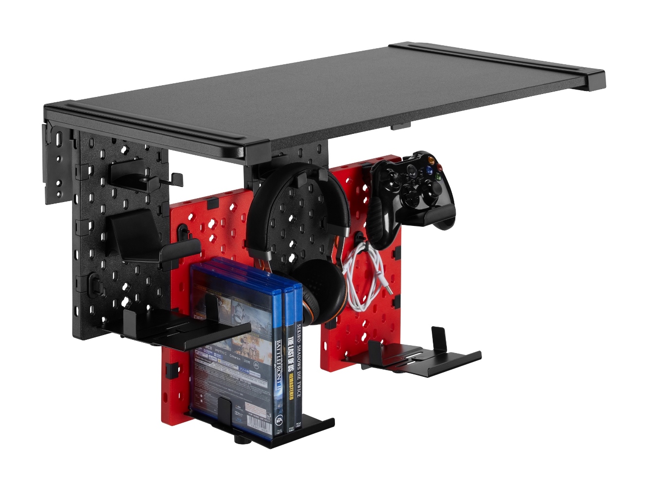 Настенная доска-органайзер с полкой OfficePro WSO188 Red, Black (1311407659) дешево