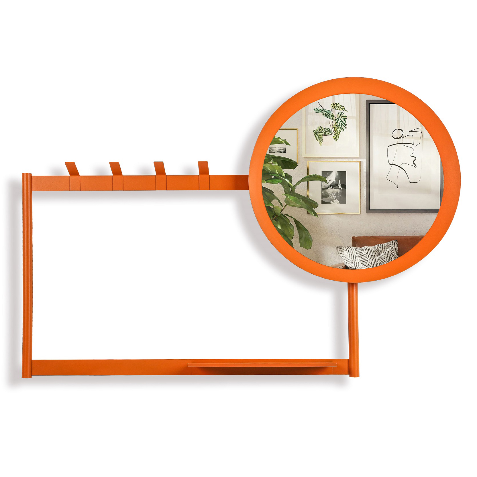 Настенная вешалка Entry Kit3 755*1100 OrangeBrown 8023 (1111486729) дешево