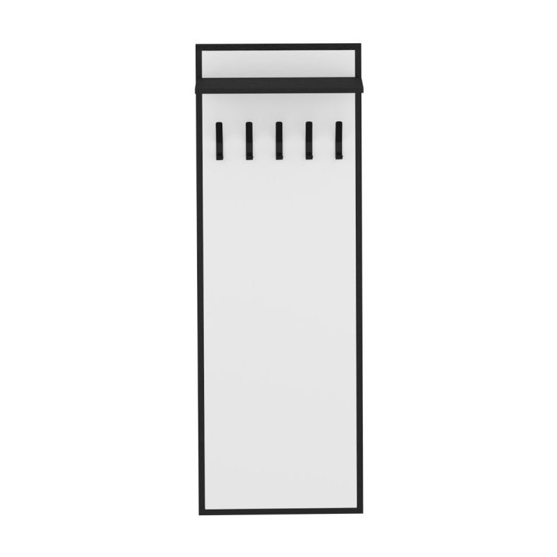 Настенная вешалка Миранда 2 Белый, Черный (68446613) недорого