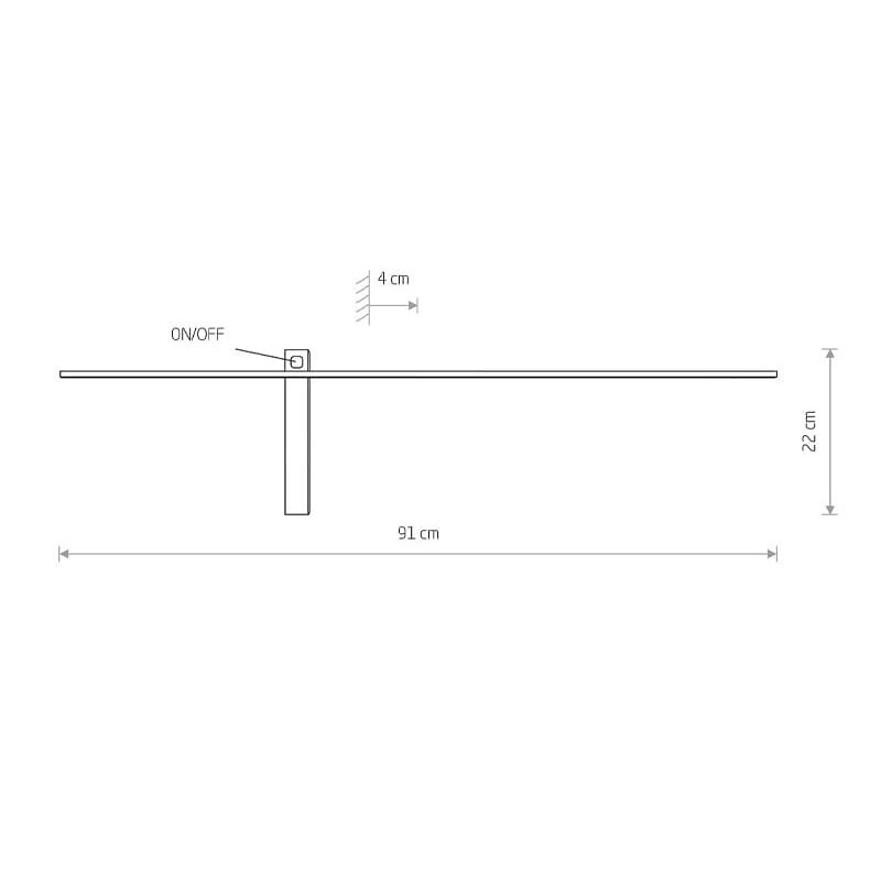 Настенный светильник Impulse LED M Черный (109727540) с доставкой