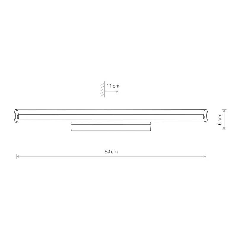 Настенный светильник Ion LED L Хром (109732396) недорого