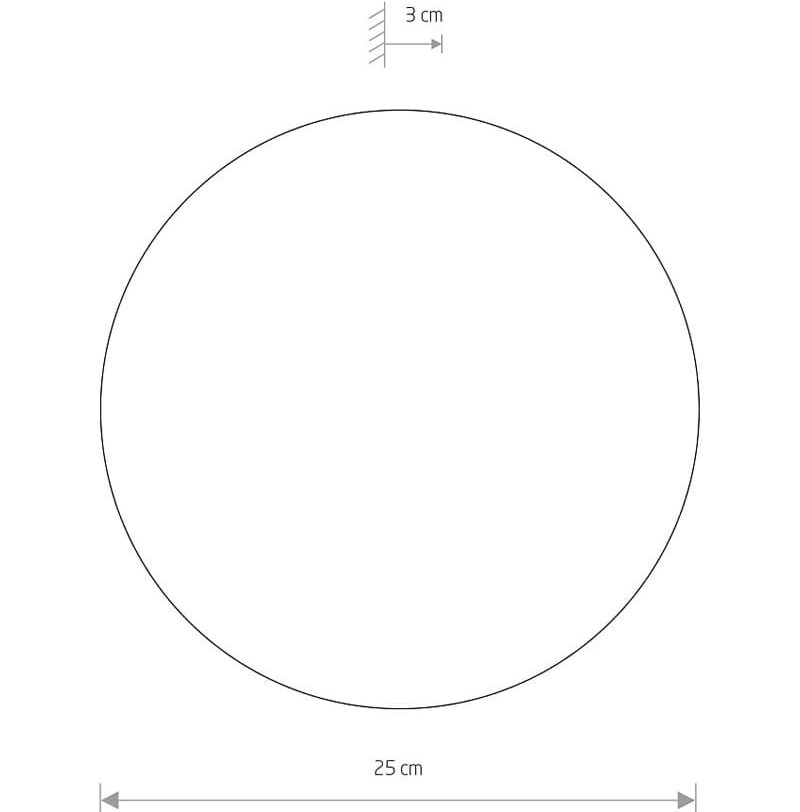 Настенный светильник Ring LED M Черный (109727535) дешево