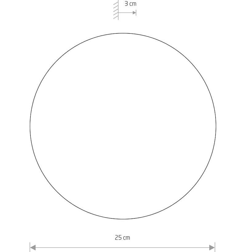 Настінний світильник Ring LED M Золотий (109727668) дешево