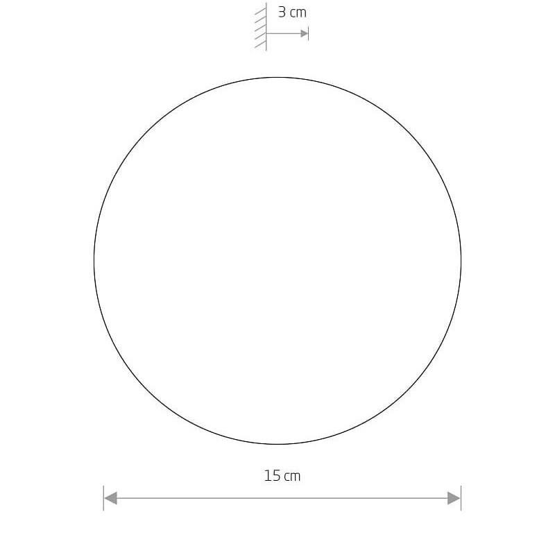 Настенный светильник Ring LED S Черный (109727533) недорого