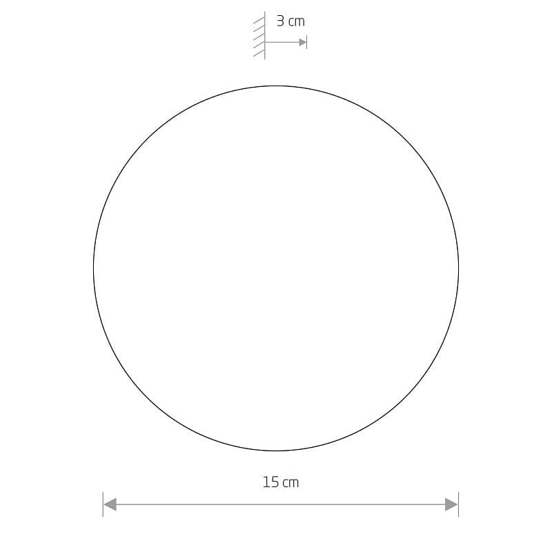 Настенный светильник Ring LED S Коричневый (109727670) дешево