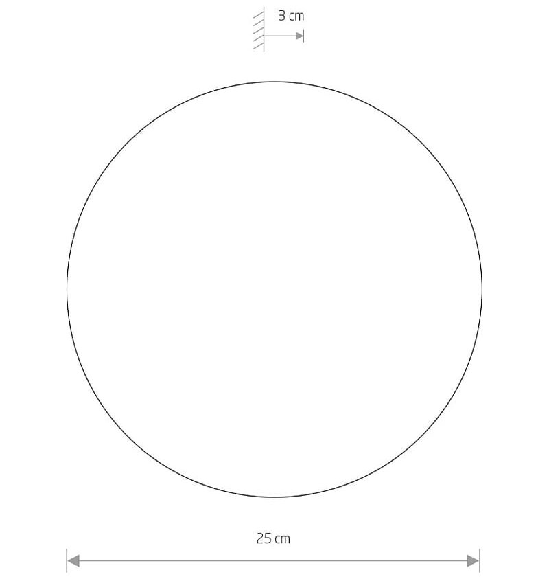 Настенный светильник Ring Wood M LED Латунный (109727675) дешево