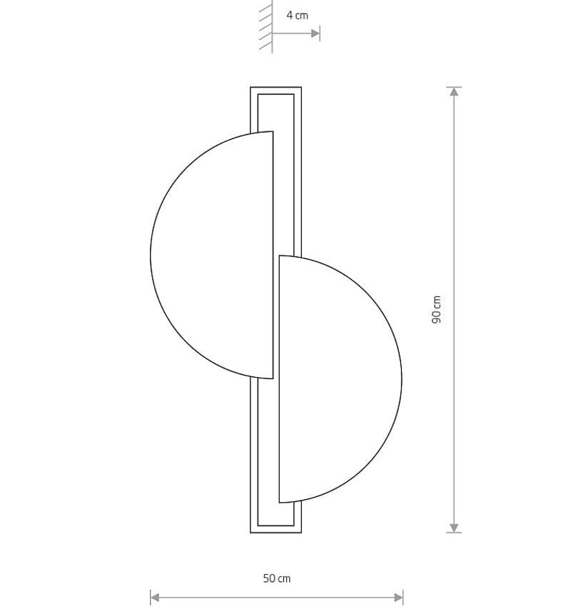 Настенный светильник Sunrise LED Коричневый (109727640) с доставкой