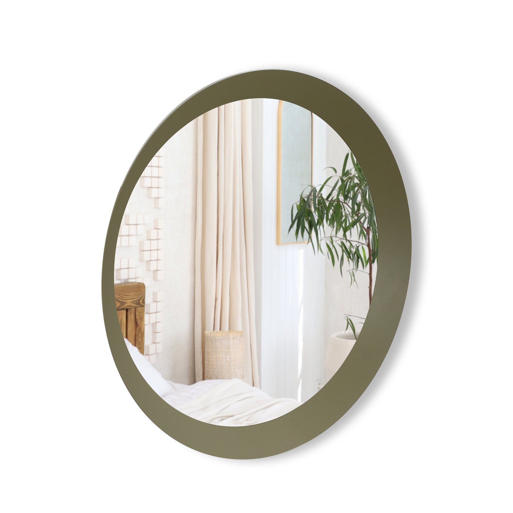 Настінне дзеркало Entry Mirror D515 KhakiLight 7034 (1111486721) недорого