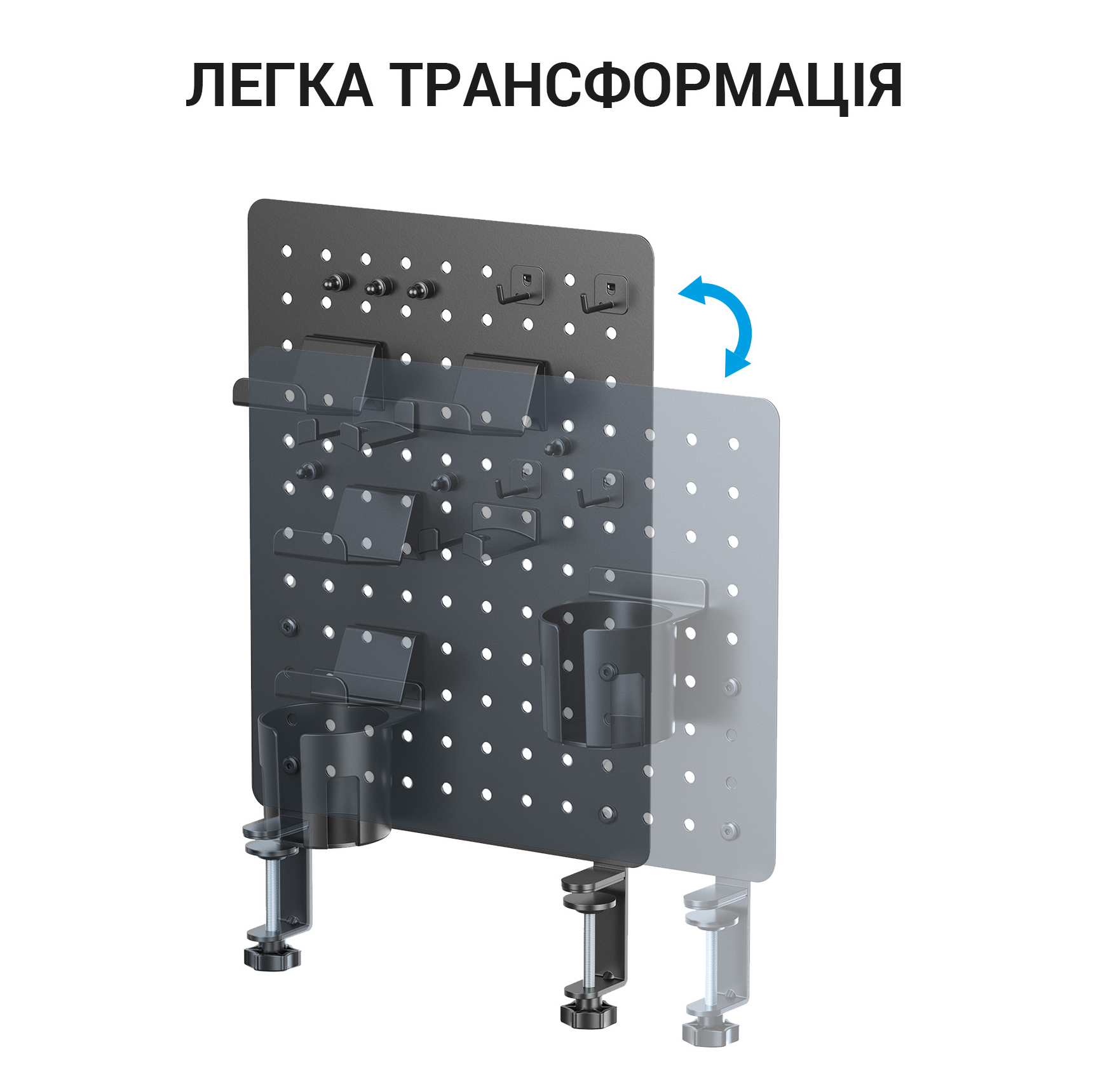 Настільна дошка-органайзер OfficePro DO780 Black (1311205552) kupistul