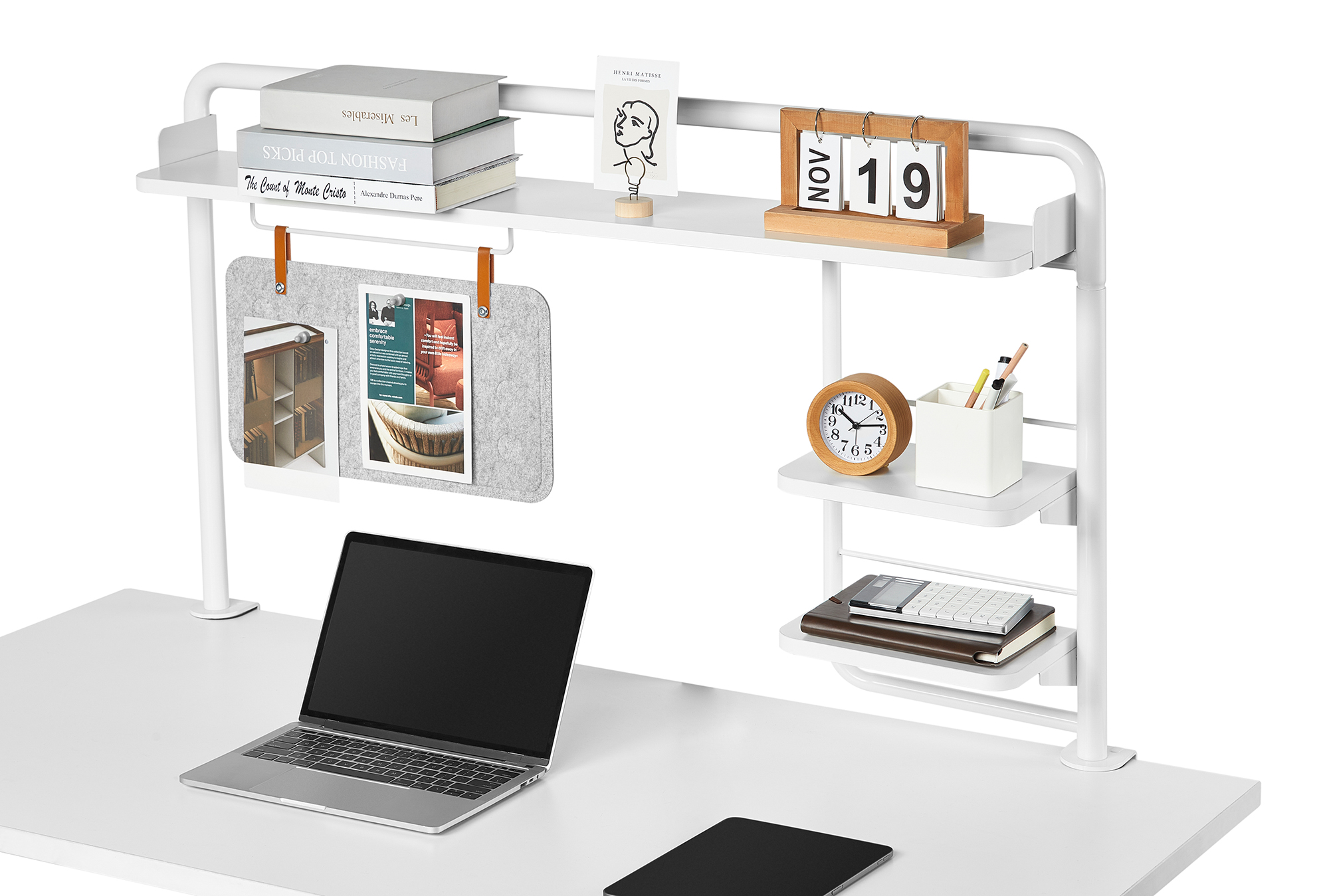 Настольная полка-органайзер OfficePro DS253 White, White (1311205557) дешево