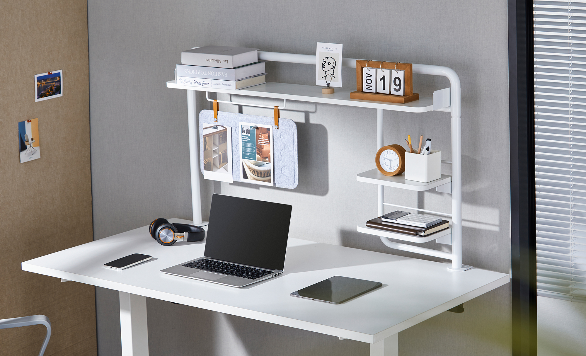 Настольная полка-органайзер OfficePro DS253 White, White (1311205557) купить