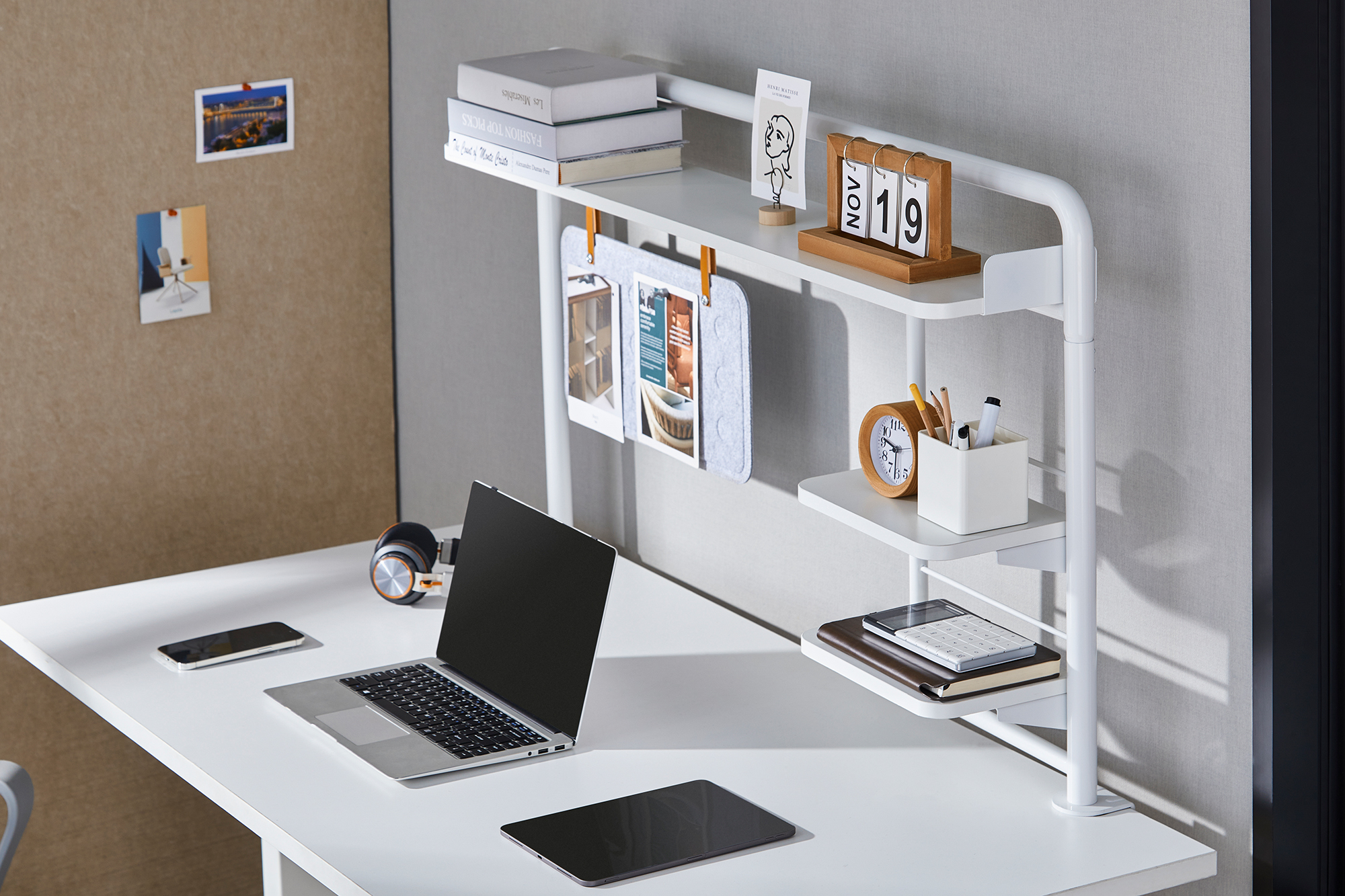 Настольная полка-органайзер OfficePro DS253 White, White (1311205557) kupistul