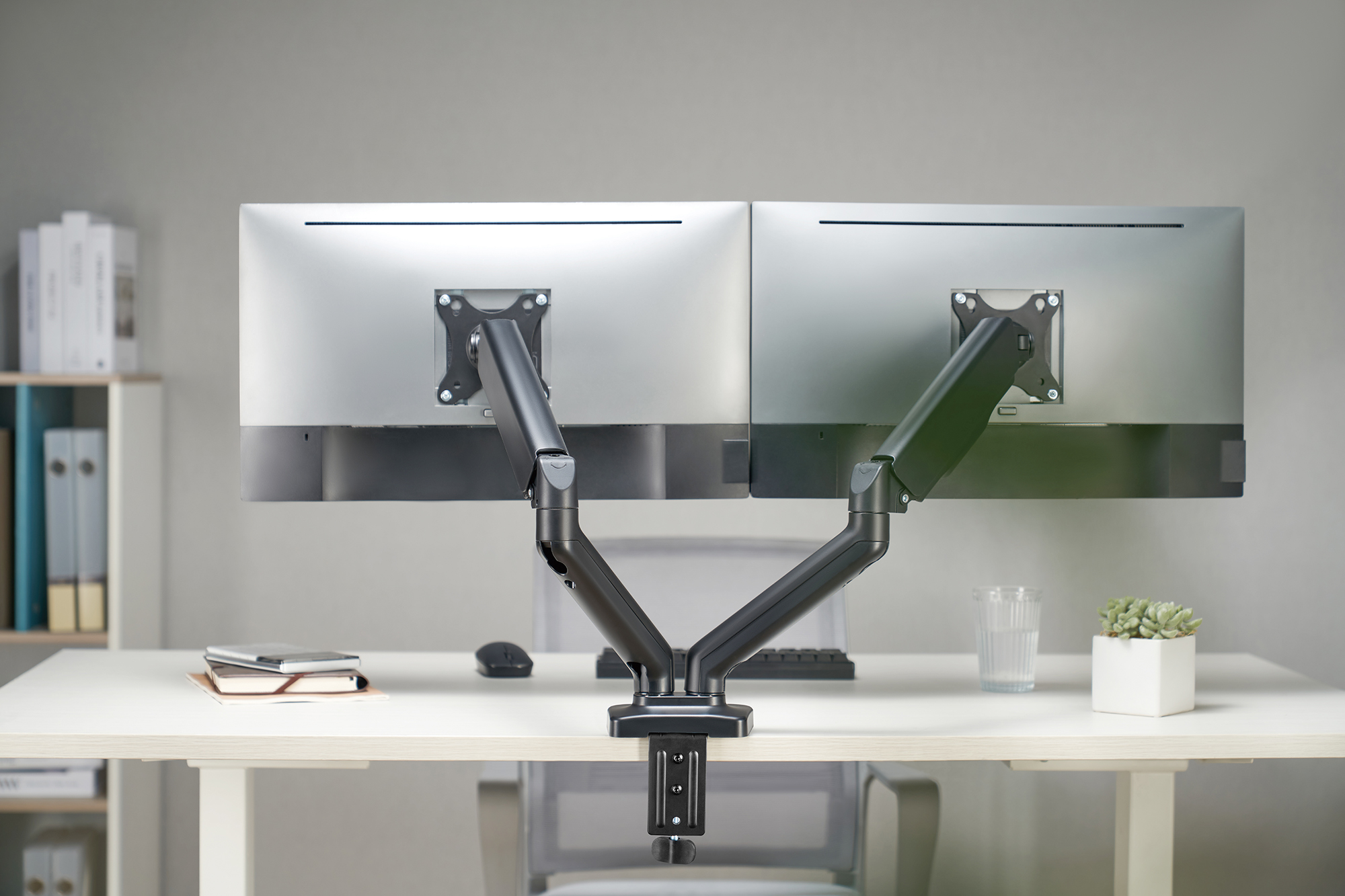Настільне кріплення для двох моніторів OfficePro MA412B 17-32'' Black (1311205419) с доставкой