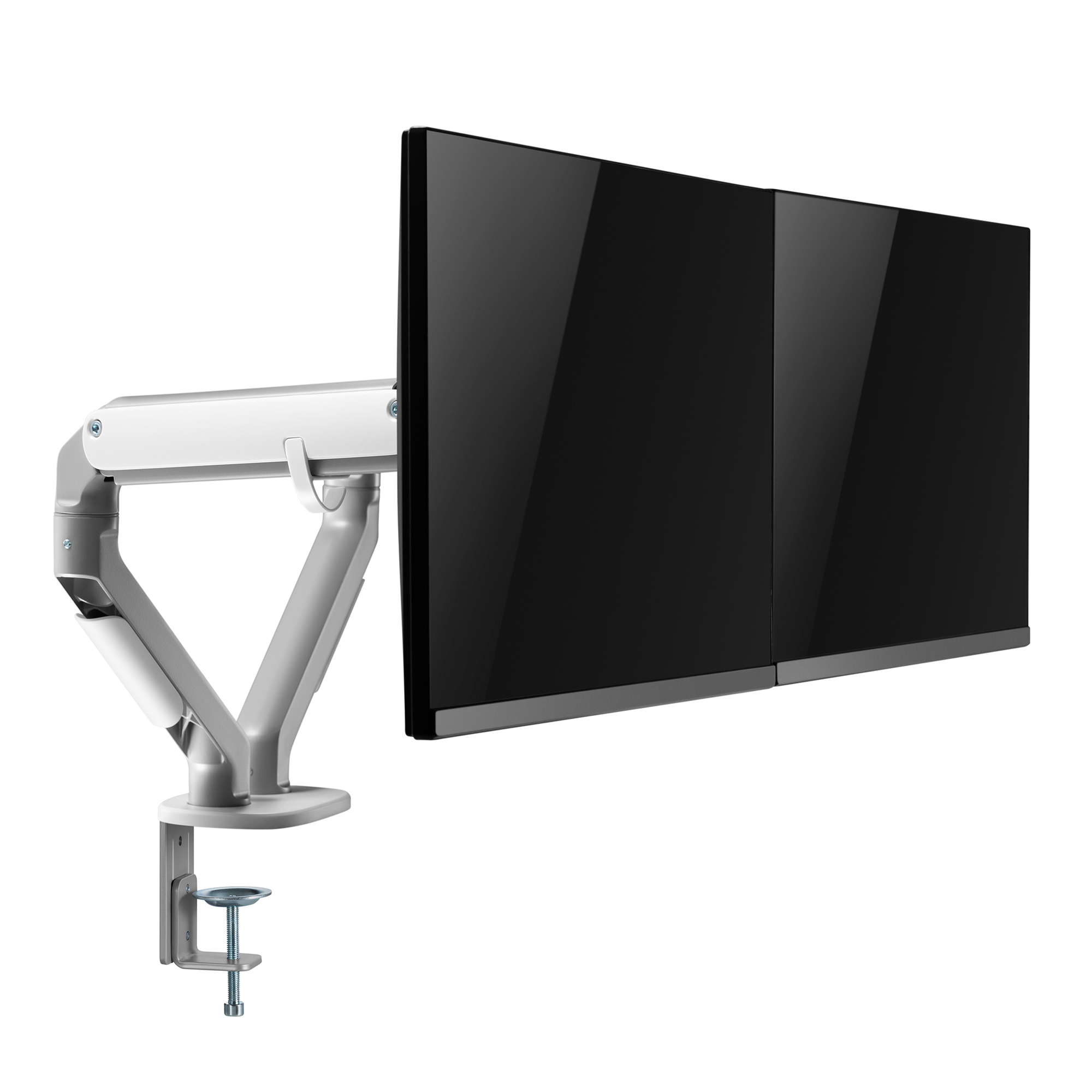Настільне кріплення для двох моніторів  OfficePro MA422S 17-32’’ Silver (1311205427) в интернет-магазине
