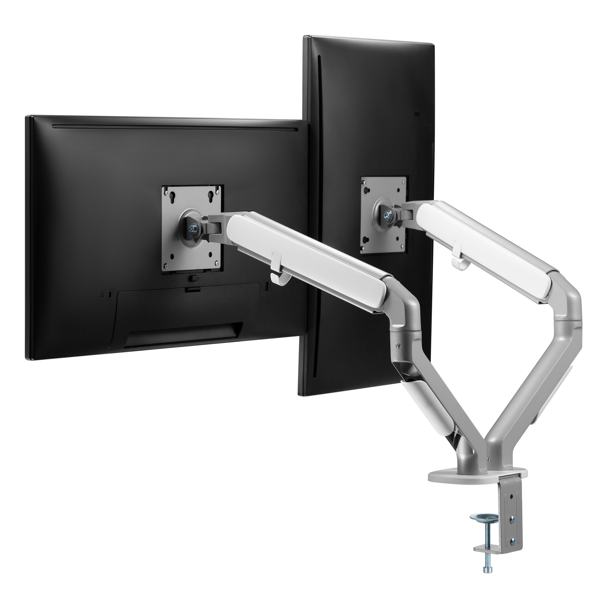Настільне кріплення для двох моніторів  OfficePro MA422S 17-32’’ Silver (1311205427) в Украине