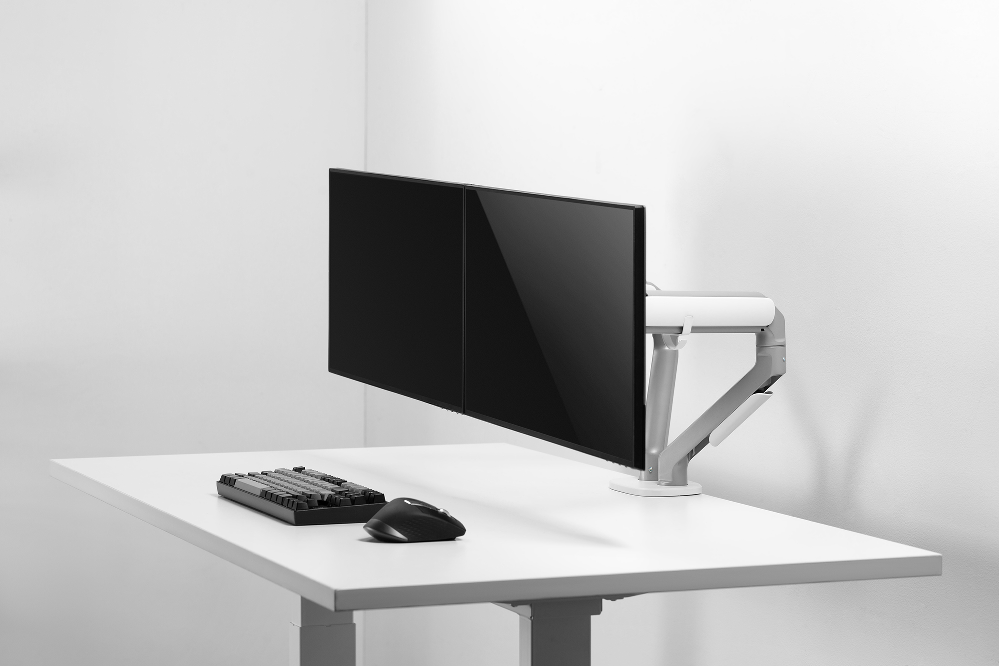 Настільне кріплення для двох моніторів  OfficePro MA422S 17-32’’ Silver (1311205427) с доставкой